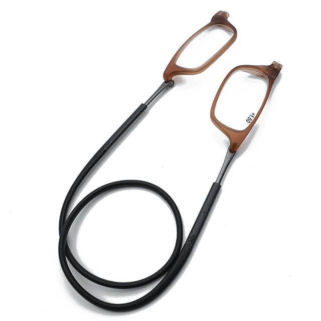 Magnet Hanging Neck Reading Glasses Men Women TR90 Portable Band Rope Reading Eyeglasses