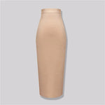 Elegance ElasticBandage Bodycon Midi Calf Pencil Skirt