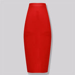 Elegance ElasticBandage Bodycon Midi Calf Pencil Skirt