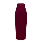 Elegance ElasticBandage Bodycon Midi Calf Pencil Skirt