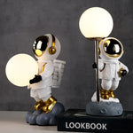 D'Sare's Cosmic LED Astronaut & Moon Night Table Lamp- Perfect Gift for Young Explorers