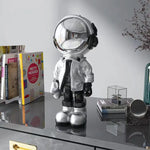 Galactic Voyager - Resin Astronaut Sculpture for Modern Homes