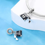 925 Silver Color Fashion High Heels Lipstick Camera Charms Bead Fit Pandora 925 Original Bracelets DIY Mother's Day Jewelry Gift