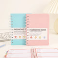 Hardcover Coil Password Book
