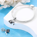 925 Silver Color Fashion High Heels Lipstick Camera Charms Bead Fit Pandora 925 Original Bracelets DIY Mother's Day Jewelry Gift