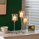3 Peice Tea Light Candle Holder Set Home Decor