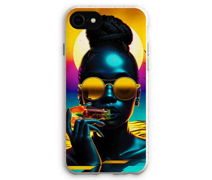 Tropical Sunset Dreams : Neon Vibes  Eco Phone Case - D'Sare