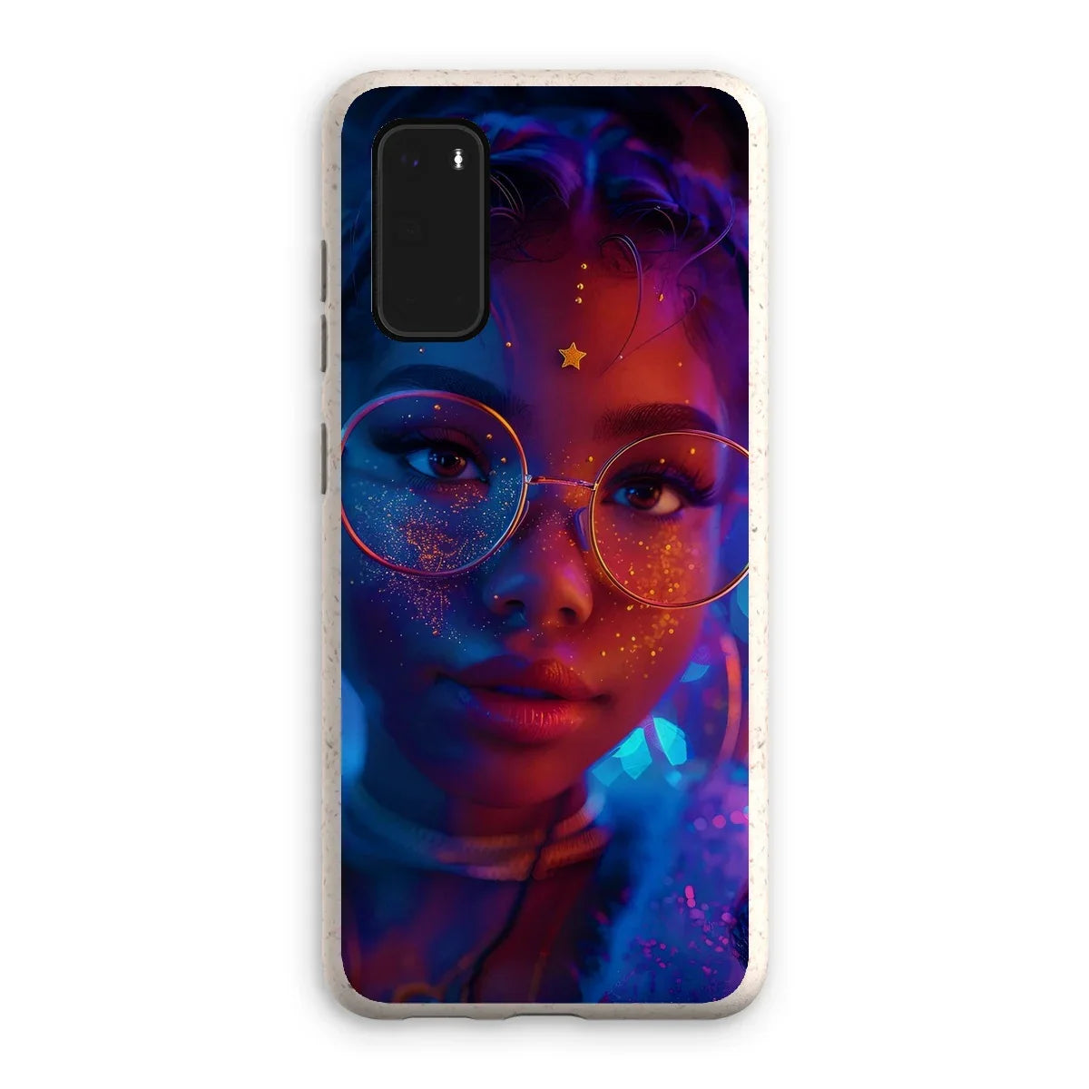 Black Girl Magic Stardust Cosmic Vibe| Black Woman Magic  Eco Phone Case - D'Sare