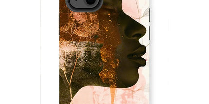 Golden Silence Serene Echoes Tough Phone Case by Prodigi