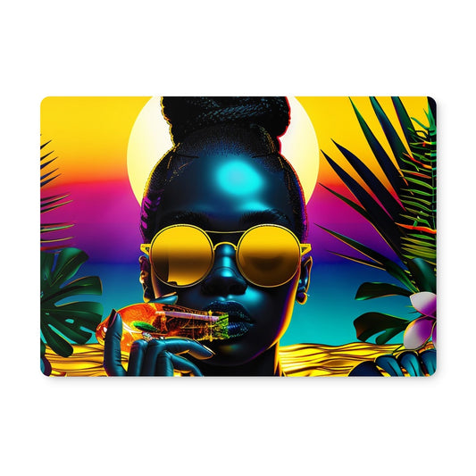 Tropical Sunset Dreams : Neon Vibes  Placemat