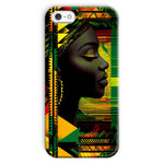 Abstract Red and Green Black Queen Fusion Snap Phone Case