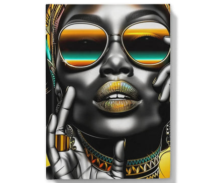 Vibrant Flow Girl Hardback Journal - D'Sare
