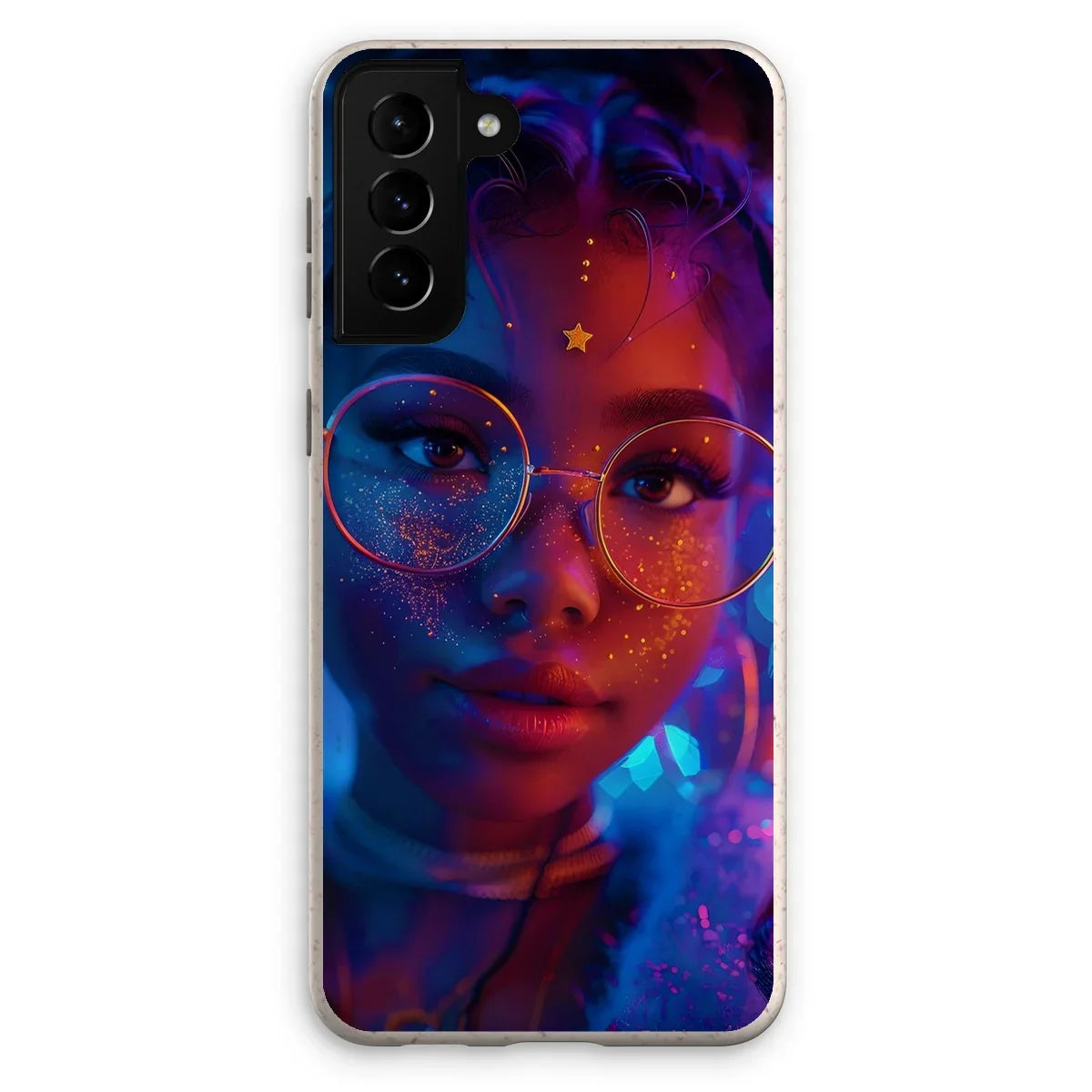 Black Girl Magic Stardust Cosmic Vibe| Black Woman Magic  Eco Phone Case - D'Sare