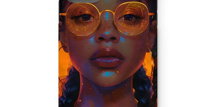 Solar Flare Radiant Soul Beautiful Black Girl Tough Phone Case by Prodigi