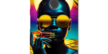 Tropical Sunset Dreams : Neon Vibes Snap Phone Case by Prodigi