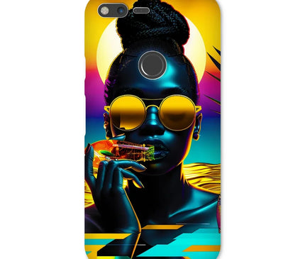 Tropical Sunset Dreams : Neon Vibes  Snap Phone Case - D'Sare