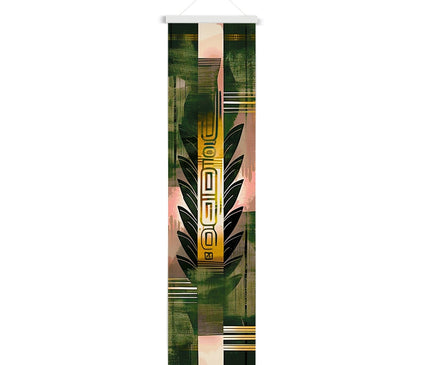 Echos of Duality Golden Pink Reflection Wall Height Chart