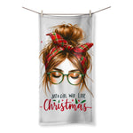 Just A Girl That Loves Christmas  Towel