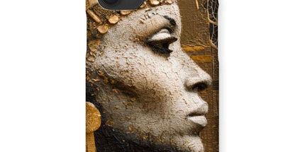 Afrocentric Golden Empress Snap Phone Case by Prodigi