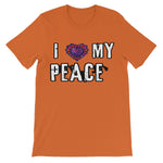 I Love My Peace Unisex Short Sleeve T-Shirt - D'Sare