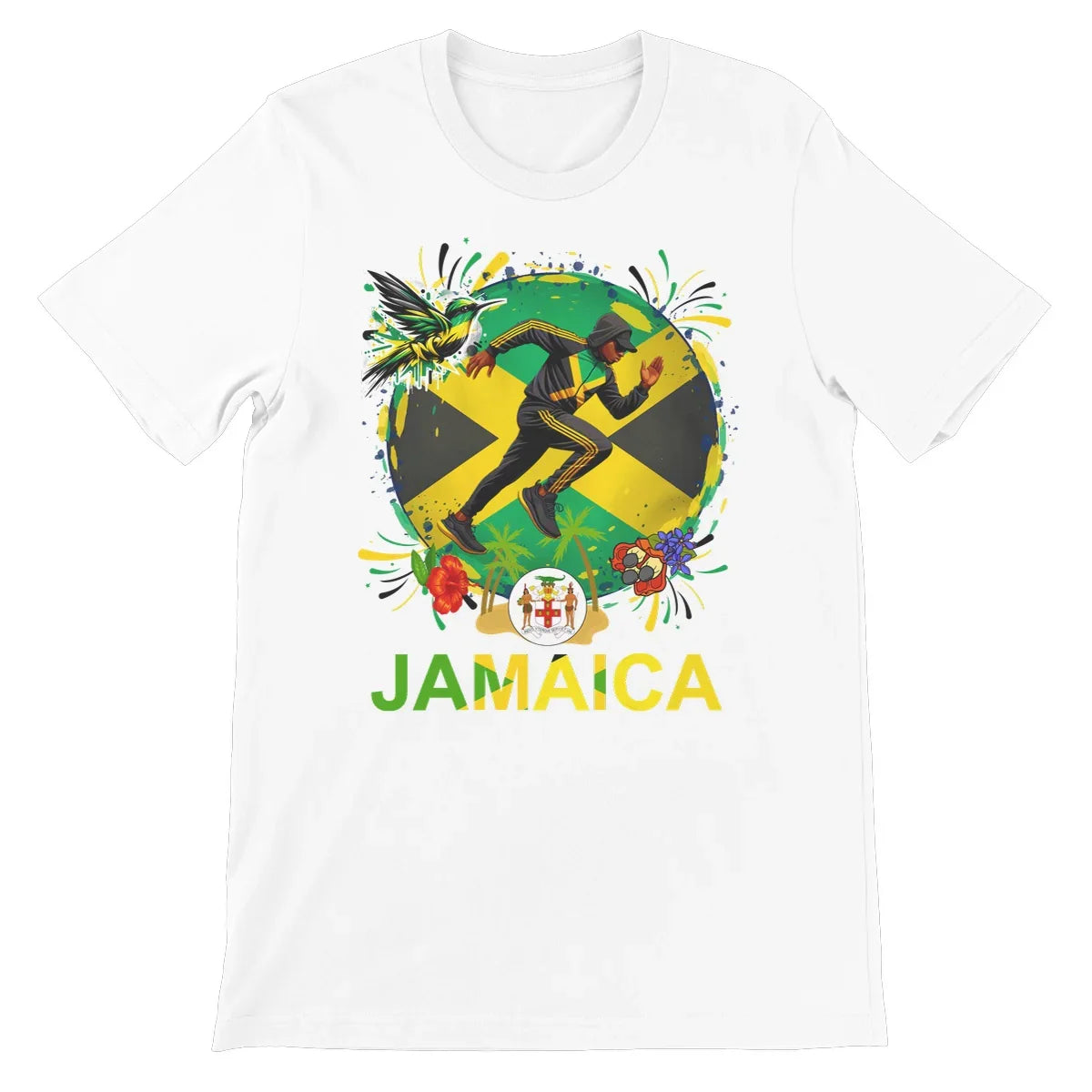 Jamaica Love Graffiti  Unisex Short Sleeve T-Shirt - D'Sare