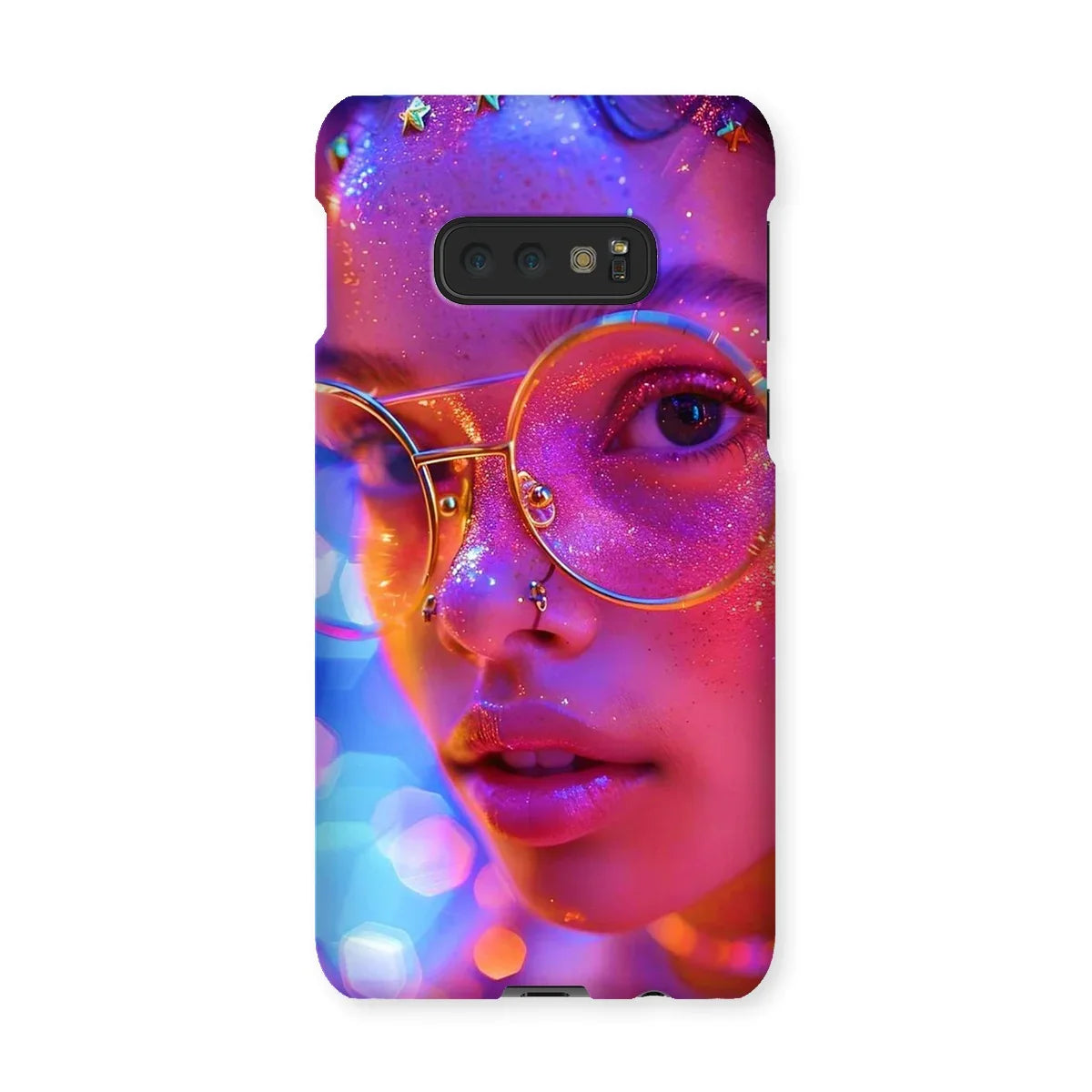 Woman Cosmic Radiance Dreamy Stardust  Snap Phone Case - D'Sare