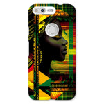 Abstract Red and Green Black Queen Fusion Snap Phone Case