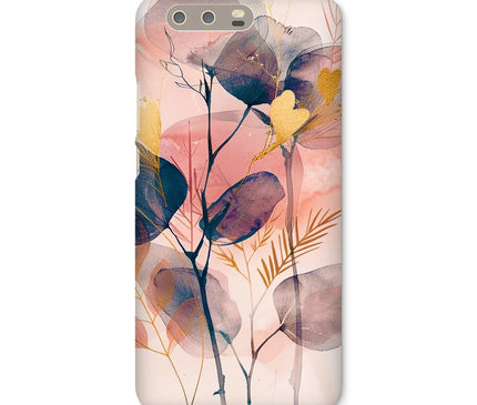 Peachy Blue Golden Flora Escape  Snap Phone Case - D'Sare