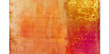 Warm Amber Seranade Placemat Eclectic Art by Prodigi