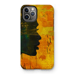 Golden Afrocentric Silhouette Tough Phone Case - D'Sare