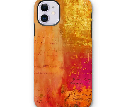 Warm Amber Seranade Tough Phone Case Eclectic Art - D'Sare
