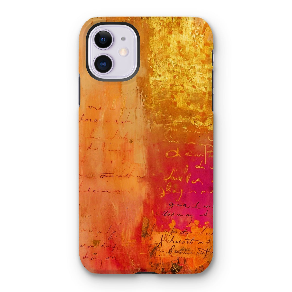 Warm Amber Seranade Tough Phone Case Eclectic Art - D'Sare