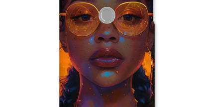 Solar Flare Radiant Soul Beautiful Black Girl Snap Phone Case by Prodigi