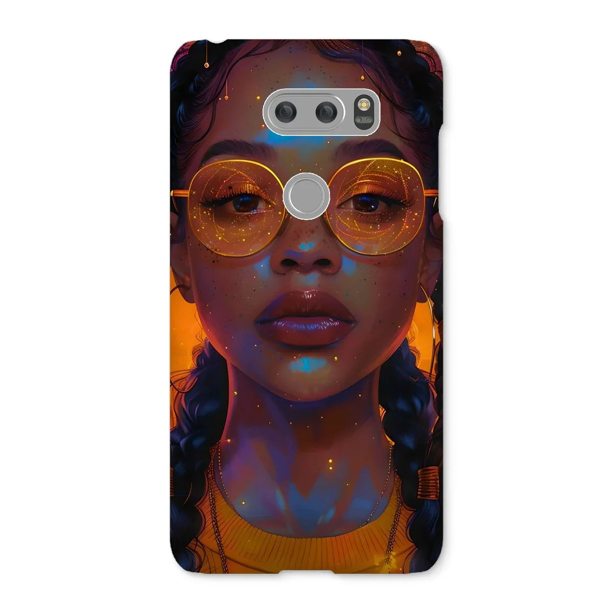 Solar Flare Radiant Soul  Beautiful Black Girl  Snap Phone Case - D'Sare