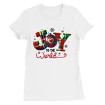 Joy To The World Christmas  Women's Favourite T-Shirt