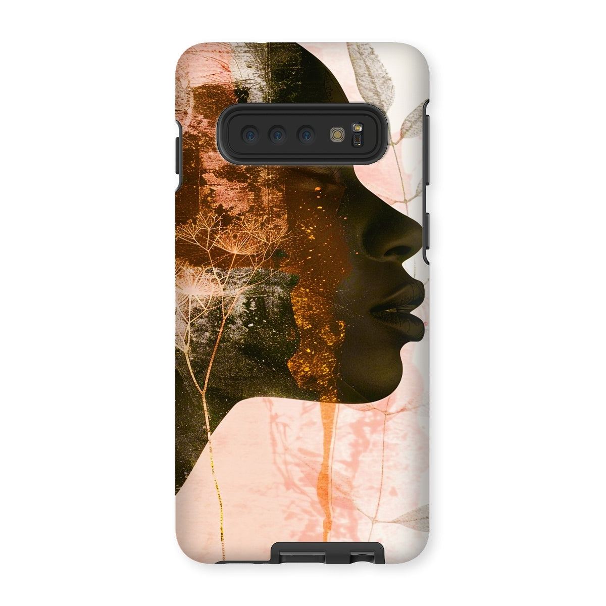 Golden Silence Serene Echoes 06 Tough Eclectic Art Phone Case - D'Sare