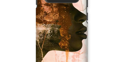 Golden Silence Serene Echoes Tough Phone Case by Prodigi