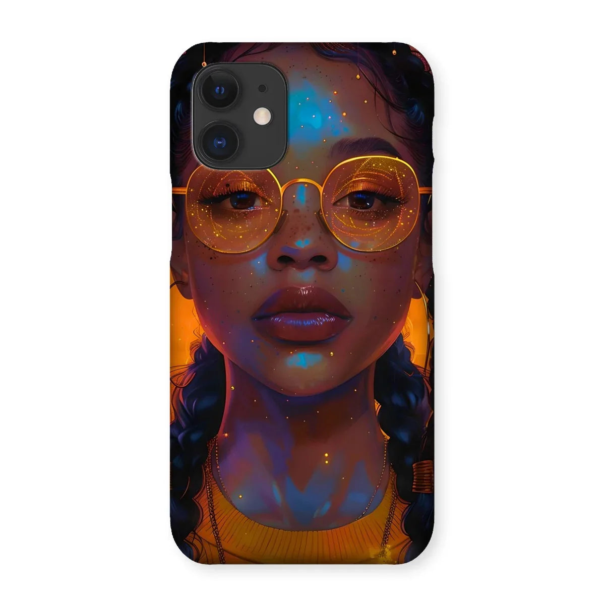 Solar Flare Radiant Soul  Beautiful Black Girl  Snap Phone Case - D'Sare
