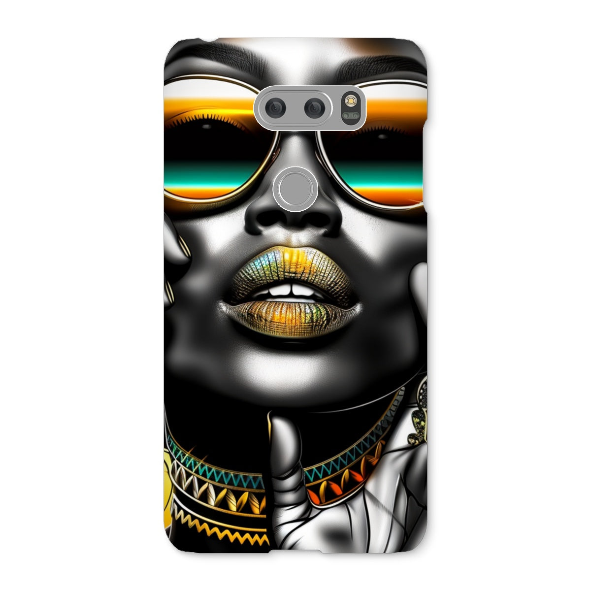 Vibrant Flow Girl Snap Phone Case - D'Sare