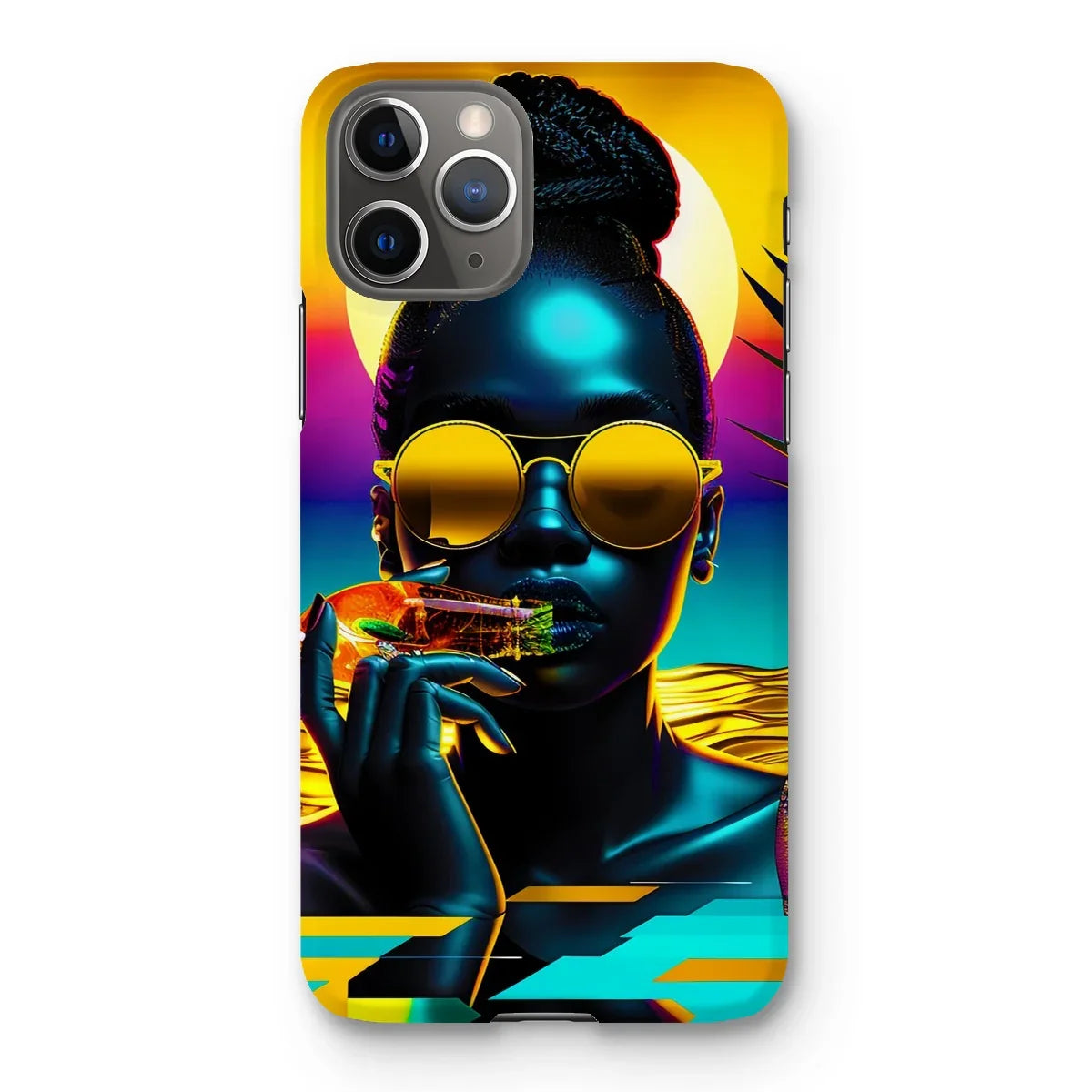 Tropical Sunset Dreams : Neon Vibes  Snap Phone Case - D'Sare