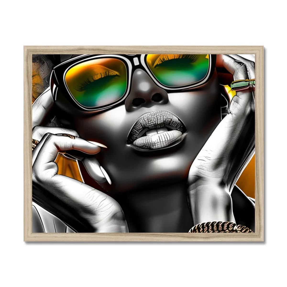 Self Peace Budget Framed Poster - D'Sare