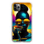 Tropical Sunset Dreams : Neon Vibes  Eco Phone Case - D'Sare