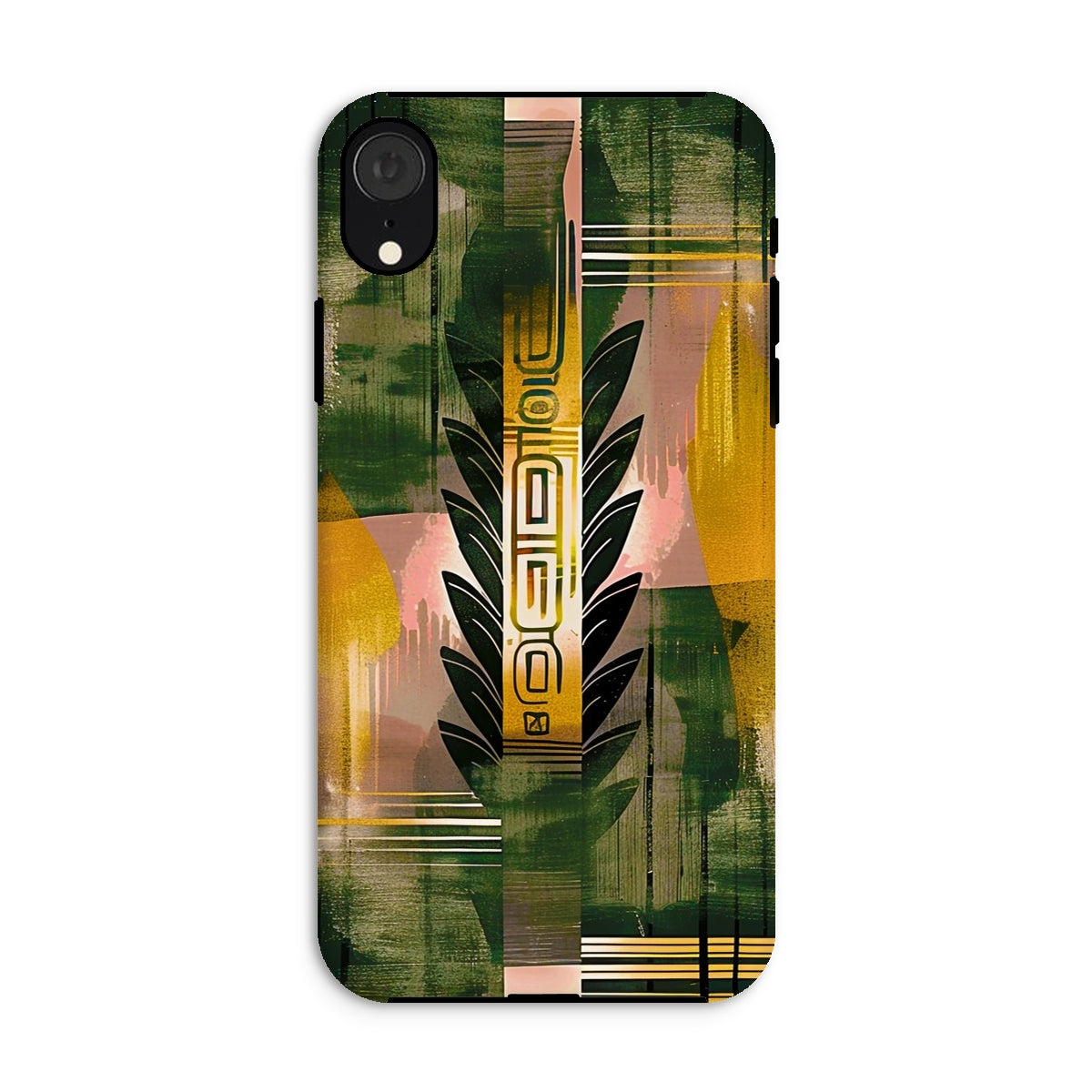 Echos of Duality Golden Pink Reflection Tough Phone Case