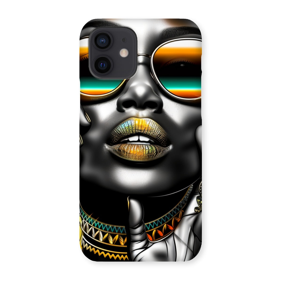 Vibrant Flow Girl Snap Phone Case - D'Sare