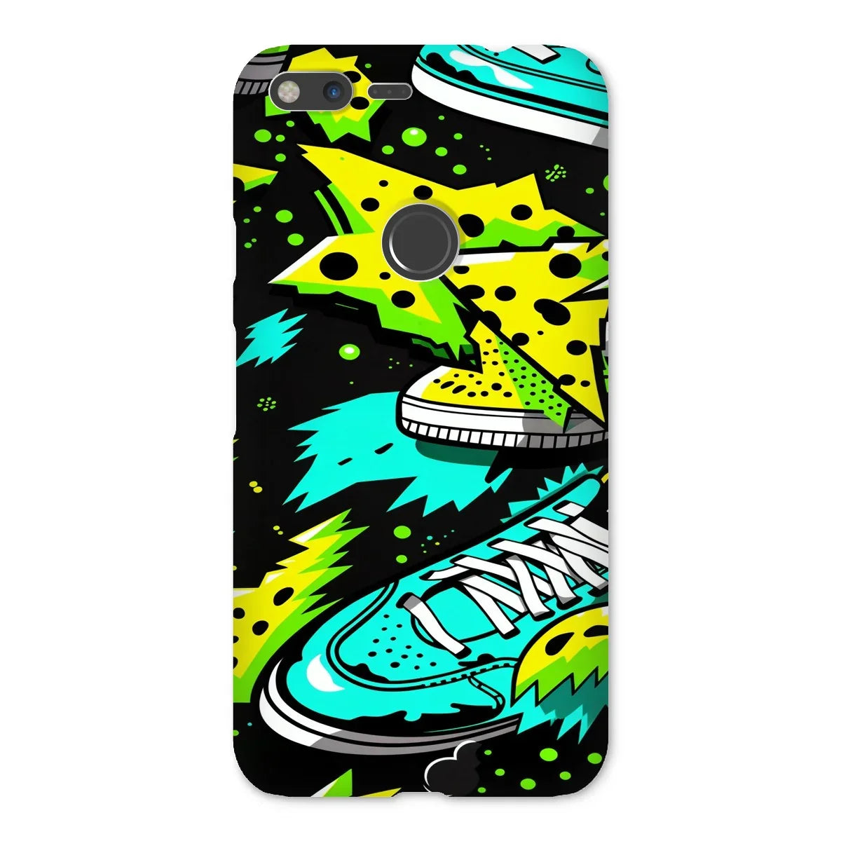 Electric Kicks Art: Urban Pop Art Explosion, Graffiti  Snap Phone Case - D'Sare