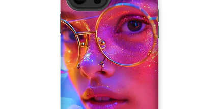 Woman Cosmic Radiance Dreamy Stardust Tough Phone Case by Prodigi