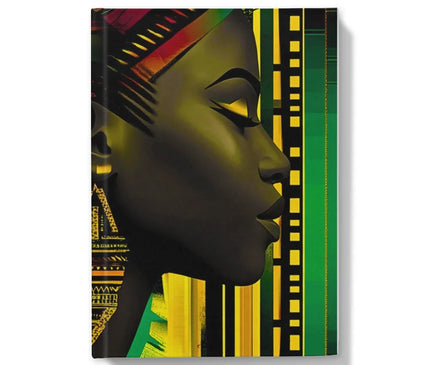 African Print Empress  Hardback Journal - D'Sare