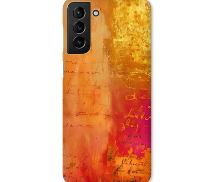 Warm Amber Seranade Snap Phone Case Eclectic Art - D'Sare