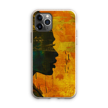 Golden Afrocentric Silhouette Eco Phone Case - D'Sare