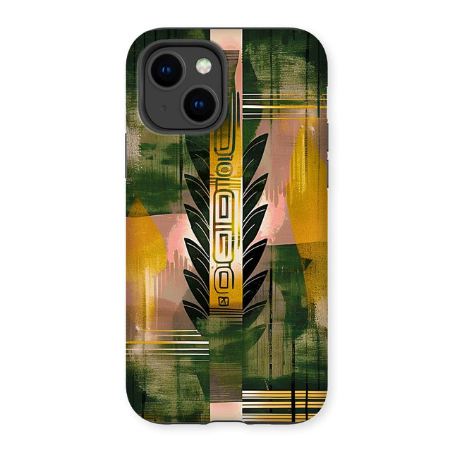 Echos of Duality Golden Reflection Tough Phone Case